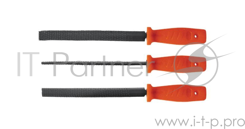 Набор FIT 42755 рашпили 200мм с пластиковой ручкой 3шт.