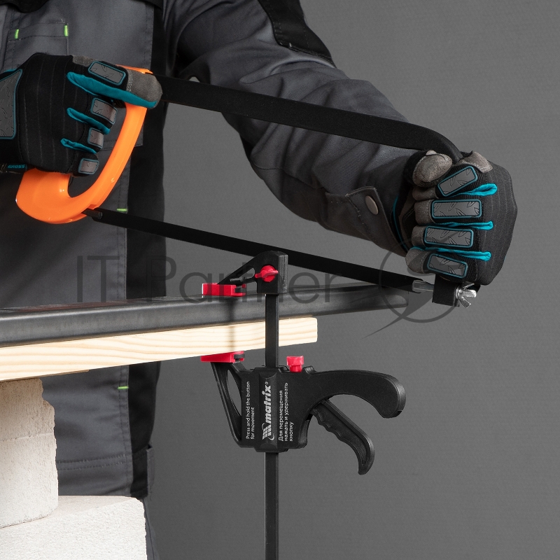 Струбцина MATRIX 20562 универсальная fобразная 200х315х45мм пластмассовый корпус