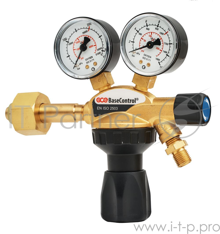 Редуктор кислородный GCE Base Control OXY 30 м3/ч Входное/выходное давление: 20 МПа/1 Мпа