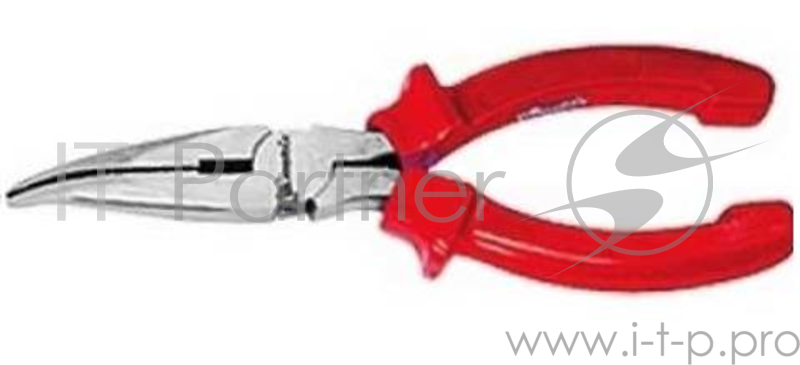 Утконосы MATRIX 17495 длинногубцы econom 180мм изогнутые шлифованные пластмассовые рукоятки