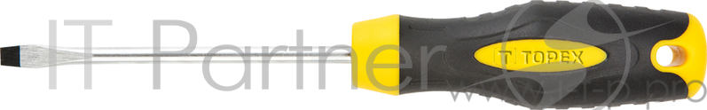 Отвертка TOPEX 39D804 шлицевая 5.0x100мм