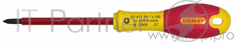 Отвертка STANLEY FATMAX 0-65-415 электрика 1000V PH1*100мм