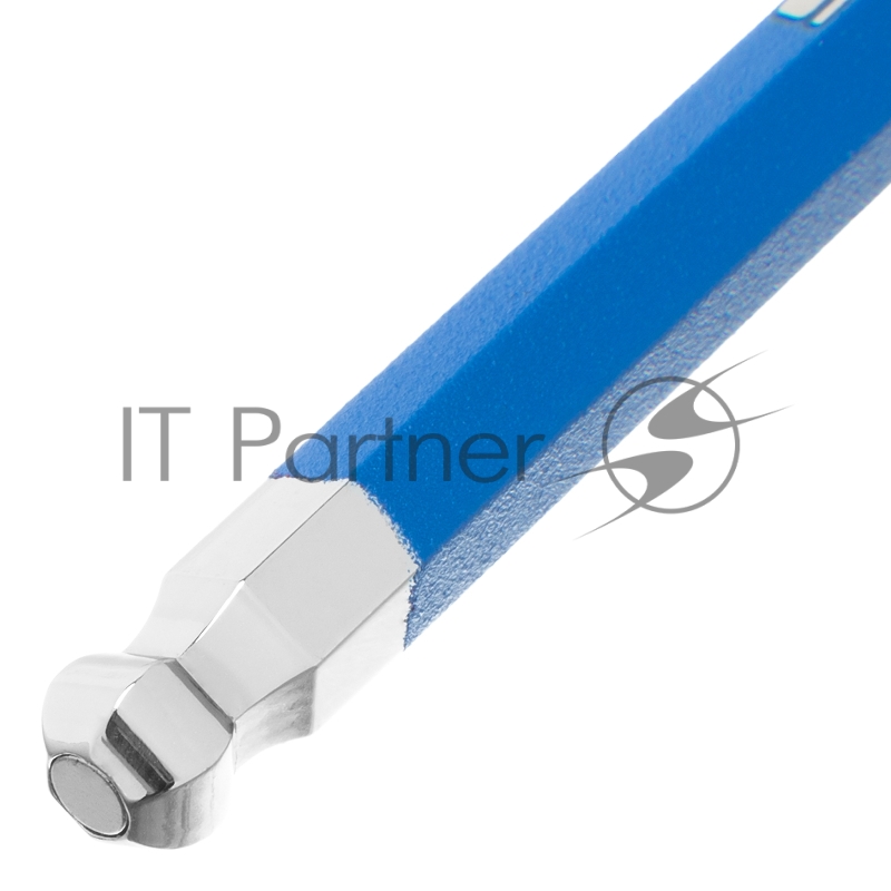 Набор ключей GROSS 16400 имбусовых hex 1.5–10мм s2 9шт магнит экстра-длин. с шаром хром/краска