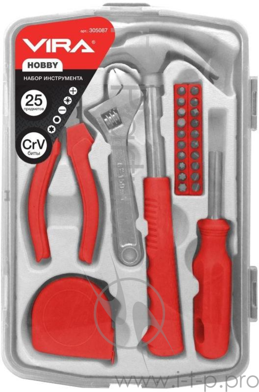 Набор инструментов VIRA HOBBY (305087) 25 предметов