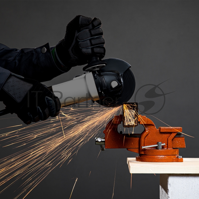 Тиски SPARTA 186255 слесарные 125мм поворотные с наковальней