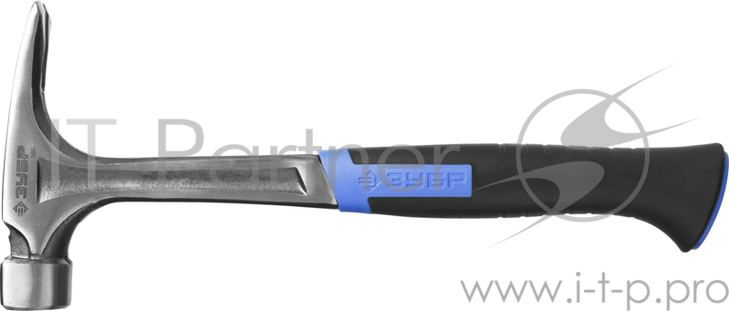 Молоток-гвоздодер ЗУБР 20258-580 ПРОФЕССИОНАЛ цельнокованый с магнитом, 580г