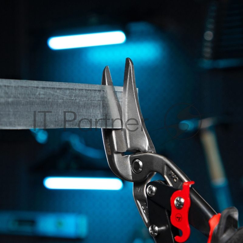 Ножницы по металлу GROSS 78331 270мм прямой и левый проходной резсталь-СrMo двухкомп.рук-ки