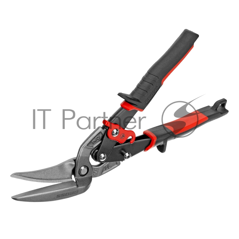 Ножницы по металлу GROSS 78331 270мм прямой и левый проходной резсталь-СrMo двухкомп.рук-ки