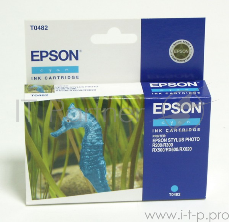 Расходные материалы EPSON C13T04824010 Epson картридж к St.R200/300/RX500/600/620 (синий) (cons ink)