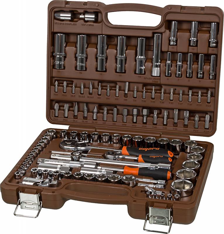 Ombra OMT108S Универсальный набор инструмента торцевые головки, 108 пр. 55322