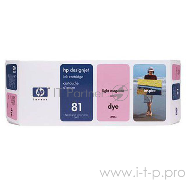 Расходные материалы HP C4935A Картридж №81, Light Magenta {DesignJet 5000/5500, (680ml)}