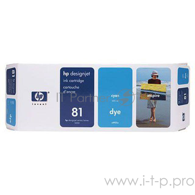 Расходные материалы HP C4931A Картридж №81, Cyan {Designjet 5000/5000ps, Cyan (680ml)}