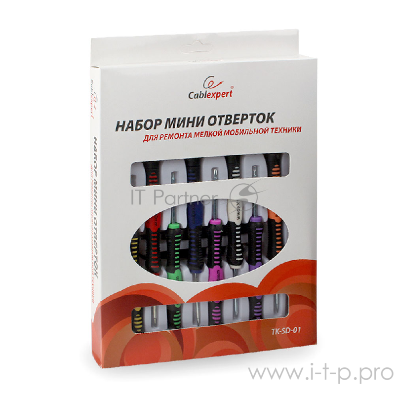 Монтажный инcтрумент Gembird TK-SD-01 Набор мини-отверток (для телефонов/планшетов)