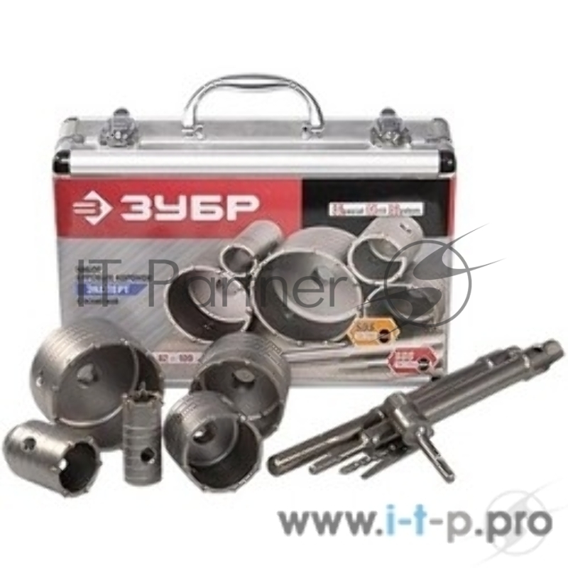 Буры,сверла,долото Набор буровых коронок ЗУБР