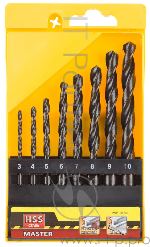 Набор сверл STAYER 2961-H8_Z01, 8шт