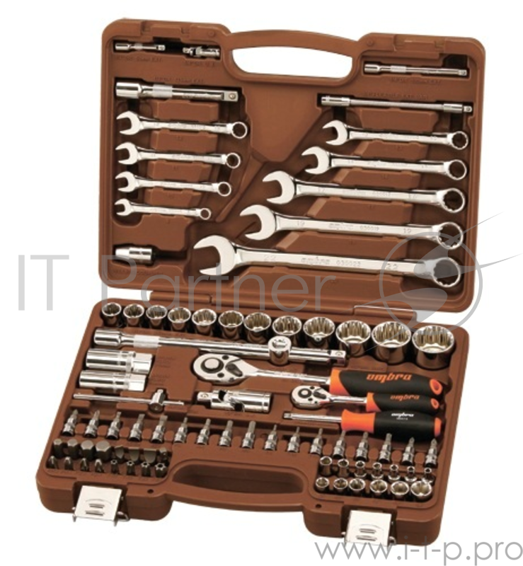 Набор инструментов OMBRA OMT82S12, 82 предмета