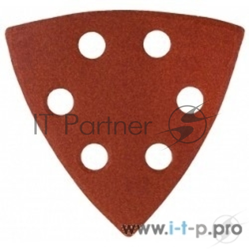 Шлифовальная бумага, лента, круги Треугольник шлифовальный универсальный STAYER (35460-060) на велкро основе, 6 отверстий, Р60, 93х93х93мм, 5шт