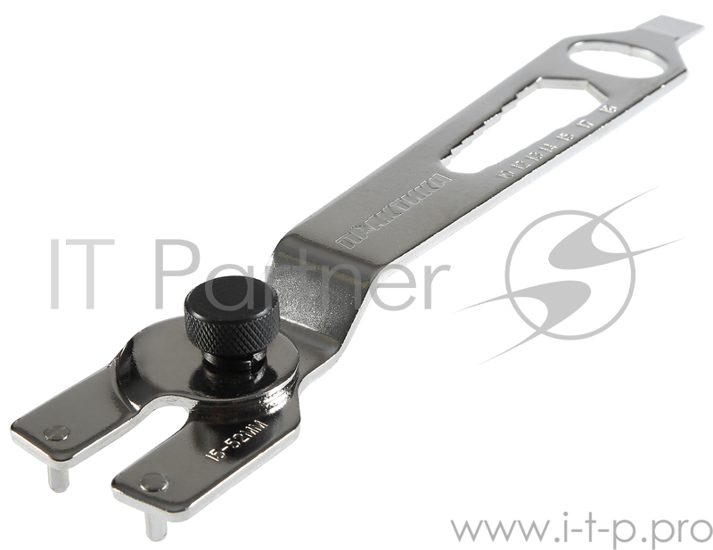 Щетки для дрелей и УШМ Ключ для планшайб ПРАКТИКА универсальный 15-52мм 4 в 1 для УШМ 777-017