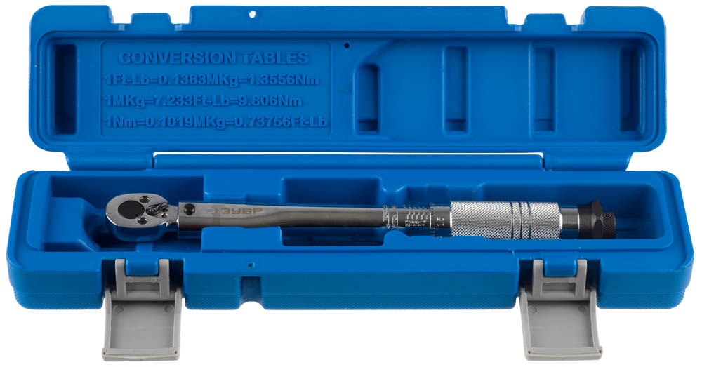 Ручной инструмент ЗУБР Эксперт 64091-025 Ключ Динамометрический {Рабочий диапазон - 5-25Нм, Точность +/-4%, Размер - 1/4