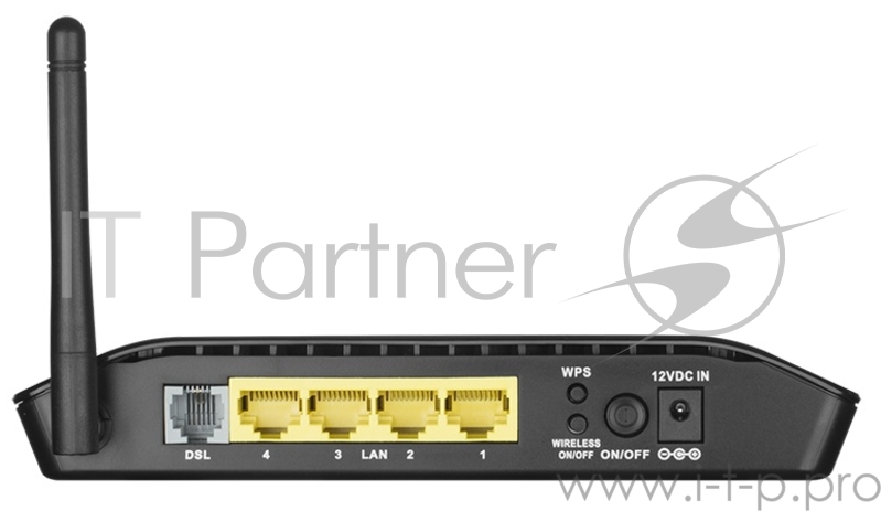 Модем D-Link DSL-2640U/RA/U2A Беспроводной маршрутизатор ADSL2+ с поддержкой Ethernet WAN (Annex A)