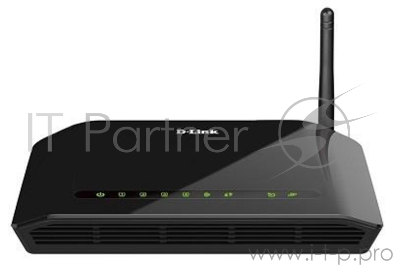 Модем D-Link DSL-2640U/RA/U2A Беспроводной маршрутизатор ADSL2+ с поддержкой Ethernet WAN (Annex A)