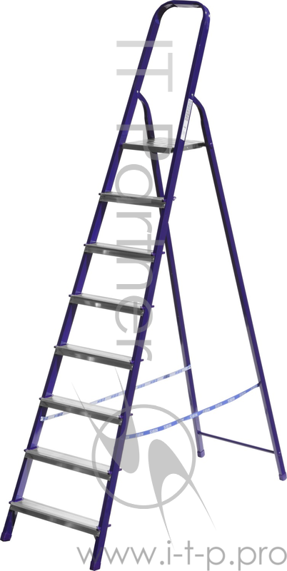 Стремянки СИБИН стальная, 8 ступеней, 166см 38803-08