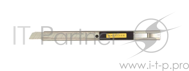 Штукатурно -малярный инструмент Нож OLFA с выдвижным лезвием и корпусом из нержавеющей стали, 9мм OL-SVR-1