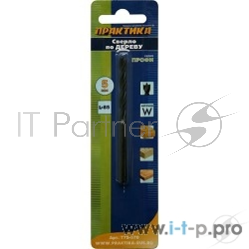 Сверла,коронки,наборы Сверло ПРАКТИКА по дереву