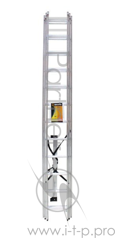 Лестница алюминиевая трёхсекционная ЛА 3х12 Вихрь