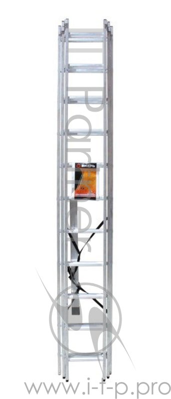 Лестница алюминиевая трёхсекционная ЛА 3х11 Вихрь
