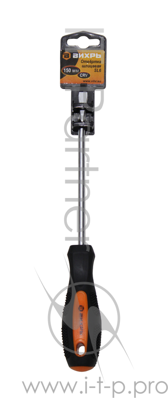Отвёртка шлицевая SL6, 150 мм