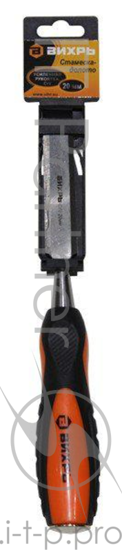 Стамеска-долото 20 мм 2 комп.усиленная рукоятка CrV