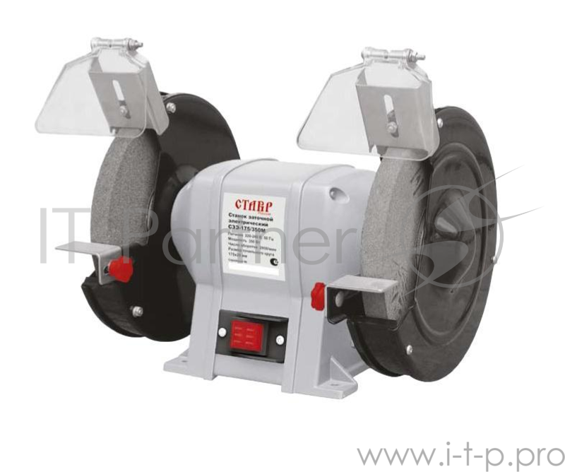 Станок заточной Ставр СЗЭ-175/350 М (2шт) Станок заточной электрический 350Вт, 2950 об/мин, круг 175*20мм, посадка 16/32мм, заточной и доводочный круги