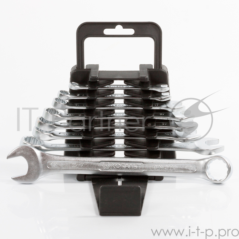 Набор комбинированных ключей КОБАЛЬТ 020102-08 (6 - 19 мм) 8 шт.