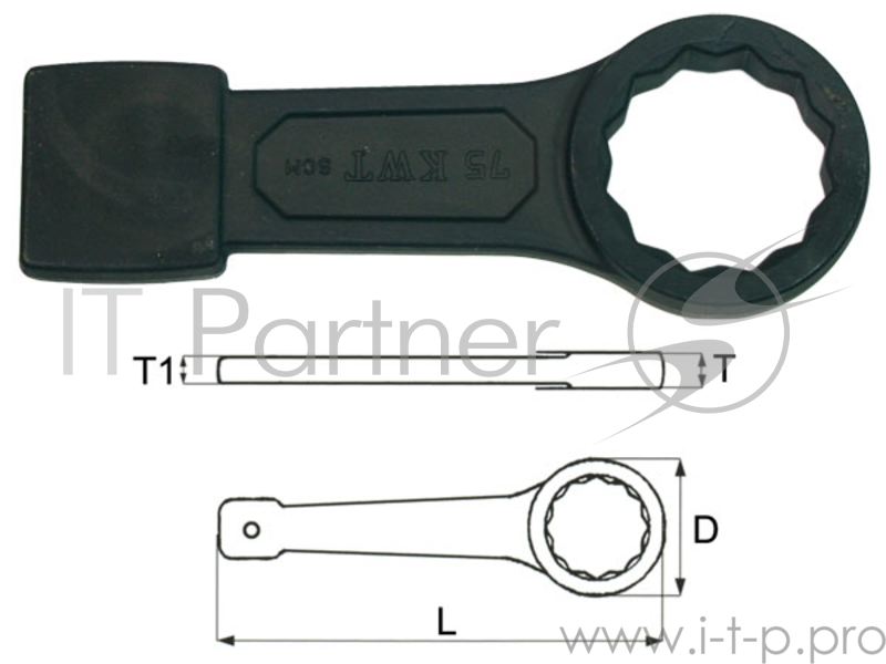 Ключ накидной AIST 021270A (70 мм) 335 мм
