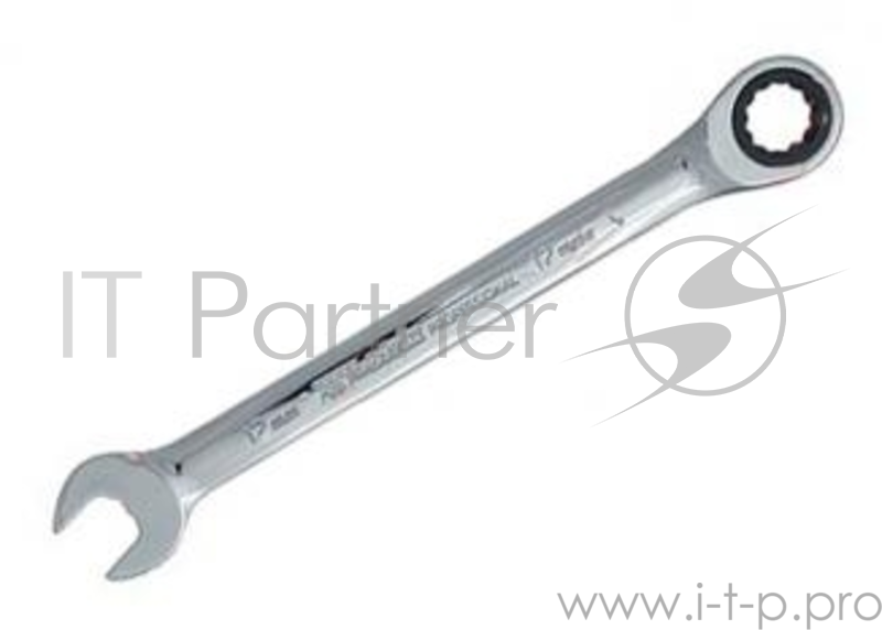 Ключ MATRIX 14810 комбинированный трещоточный 17мм CrV зеркальный хром professional