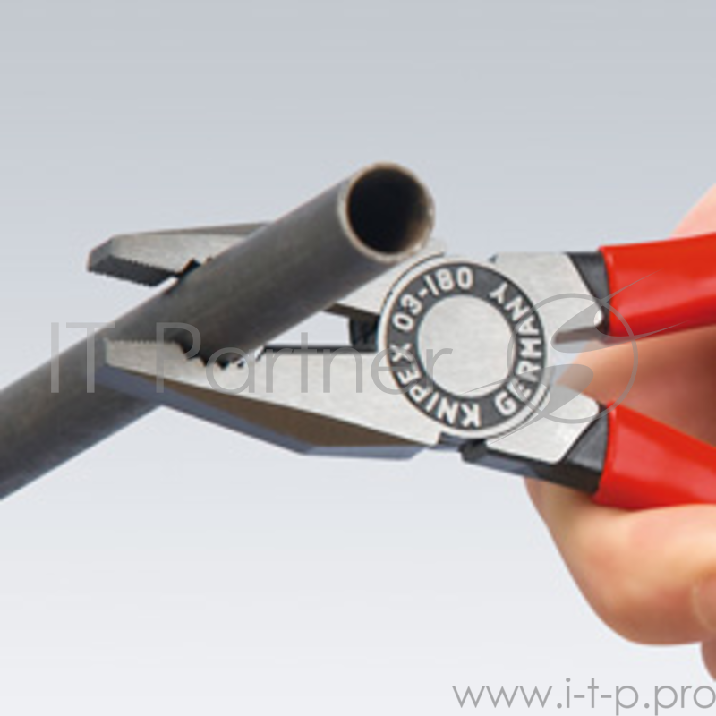 Пассатижи KNIPEX 0302180 180мм ручки с двухцветными многокомпонентными чехлами