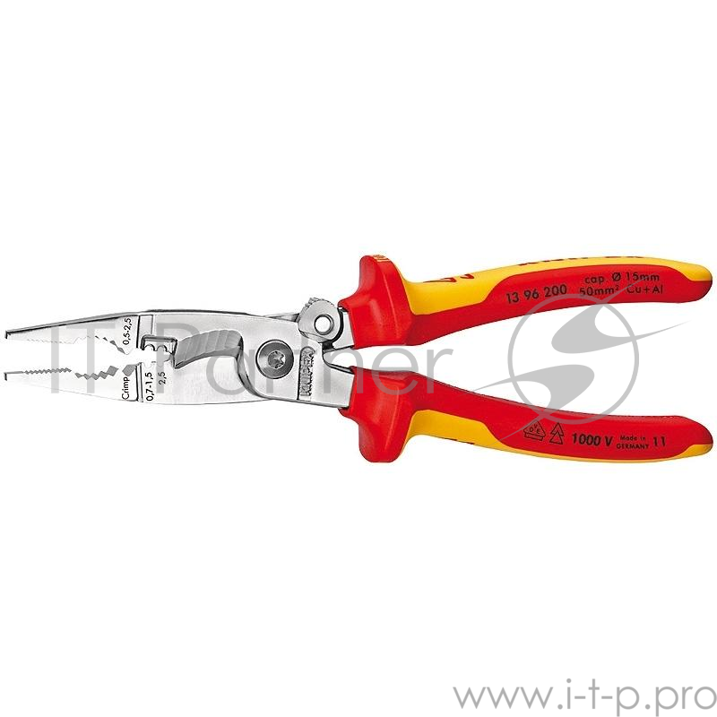 Плоскогубцы KNIPEX KN-1396200 универсальные хром