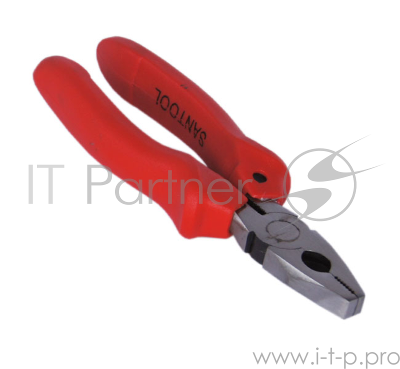 Пассатижи SANTOOL 031102-001-180 180мм красная ручка