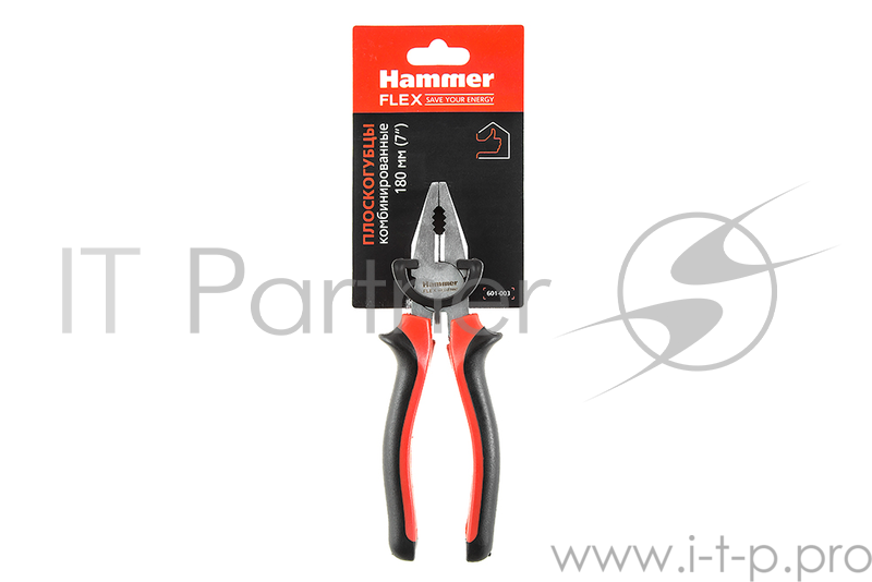 Плоскогубцы комбинированные Hammer Flex 601-003 180мм (7