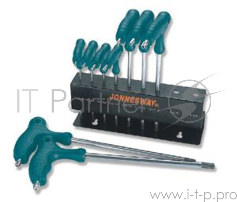 Комплект угловых ключей JONNESWAY H10MT09S Т10-Т50, 9 предметов
