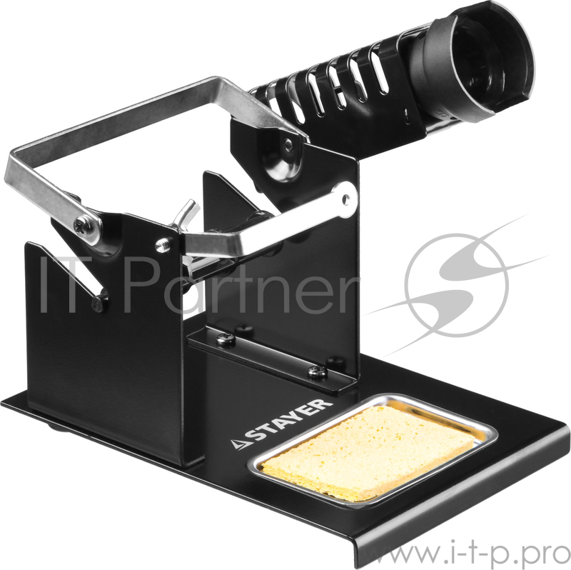 Подставка STAYER 55321 для паяльников master штампованная с держателем для катушек с припоем