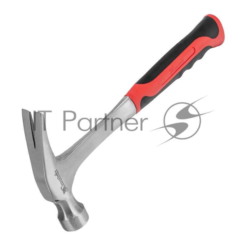 Молоток MATRIX 10463 гвоздодер 570г цельнометаллический двухкомпонентная рукоятка