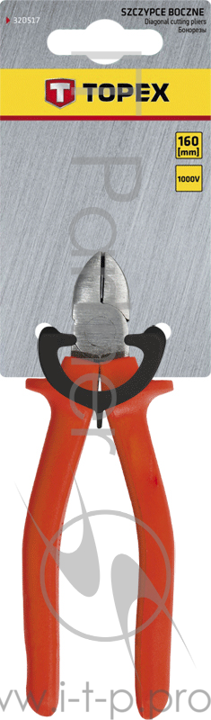 Кусачки TOPEX 32D517 боковые 160мм 1000В