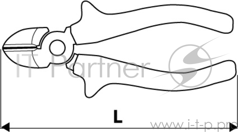 Кусачки TOPEX 32D517 боковые 160мм 1000В