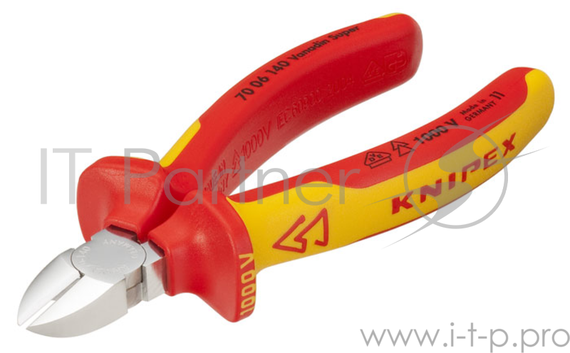 Кусачки диагнональные KNIPEX 70 06 140 140мм