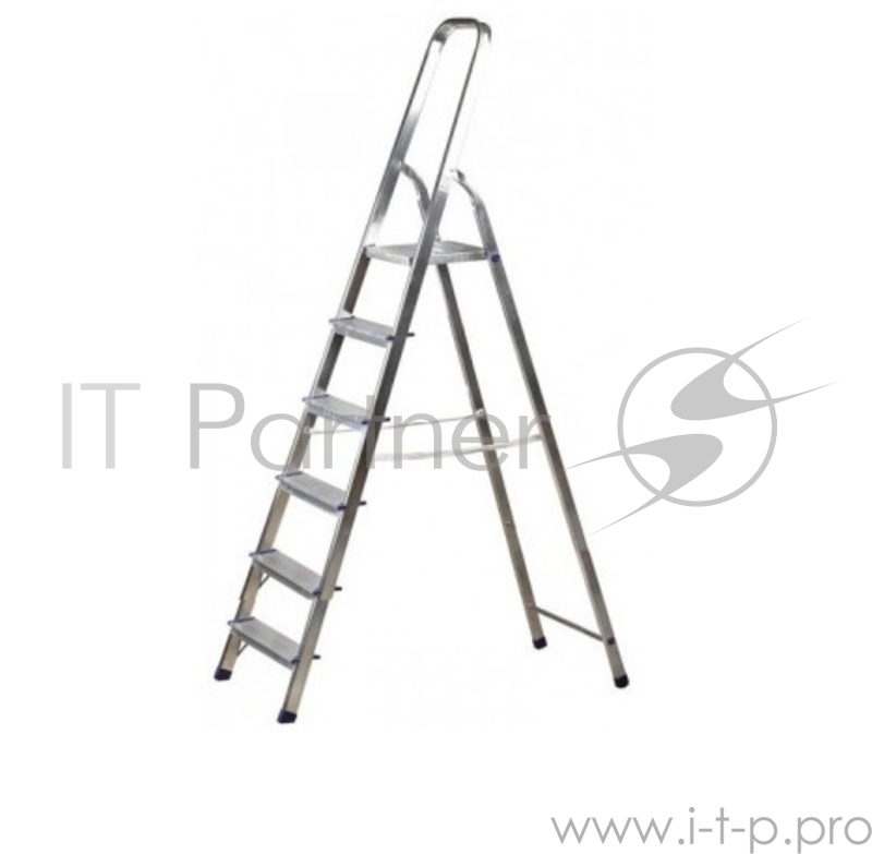 Стремянка СИБРТЕХ 97716 6 ступеней алюминиевая
