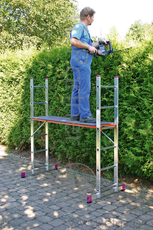 Подмости KRAUSE 080011 2х6 малые лестничные раб. высота 3 и 4,05 м