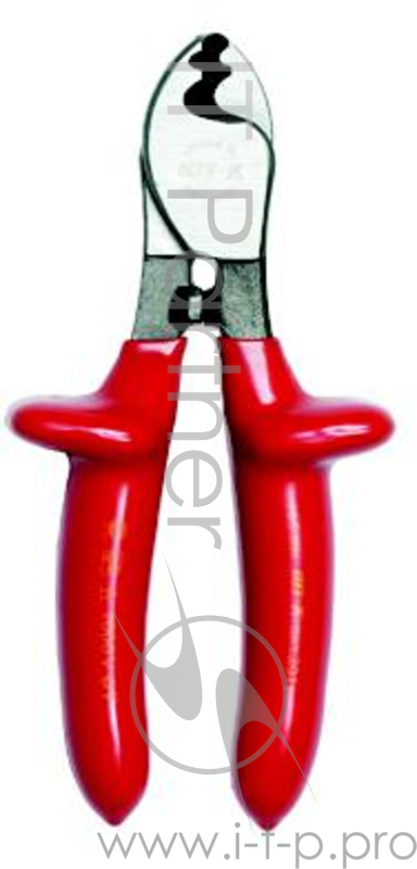 Кусачки SHTOK. 147338 кабелерез 160мм для электромонтажных работ до d12 1000в красн. серия 08207