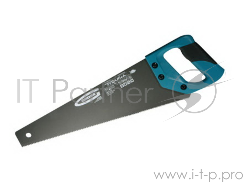 Ножовка GROSS 24107 PIRANHA 500мм 11-12 зубьев на дюйм, по дереву, трехгранная заточка зубьев